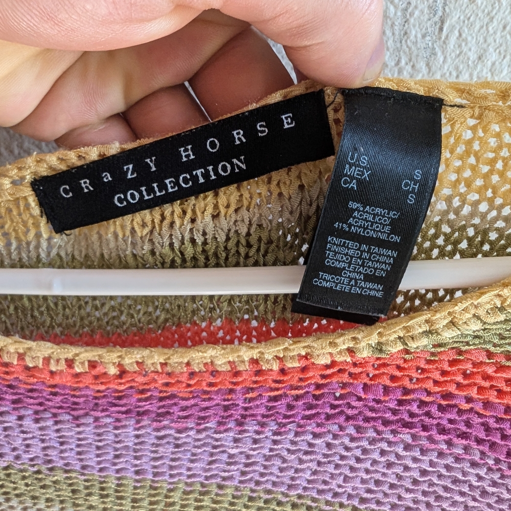 Striped Multicolor Knit Top - Picture 4 of 4